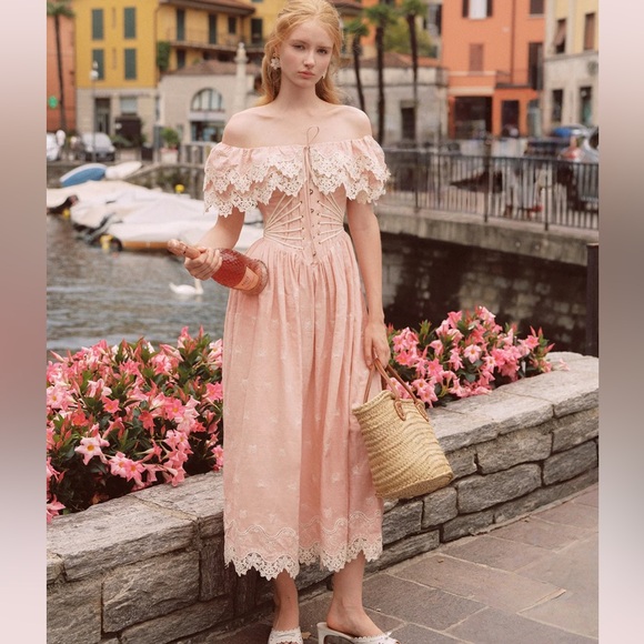 Lacemade Pink Champagne Corset Dress - Picture 3 of 9